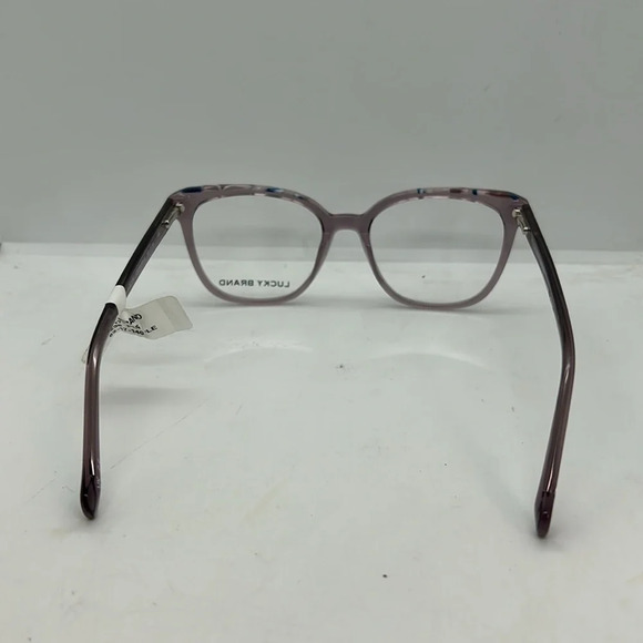 Lucky Brand VLBD238 Eyeglasses Frames Crystal Purple RXable NWT main image 6